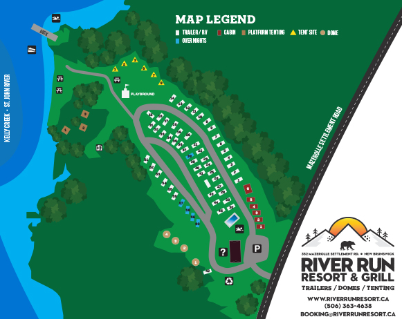 RiverRun Resort Map